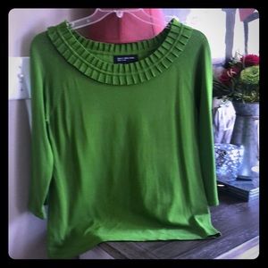 Jones New York ruffle shirt